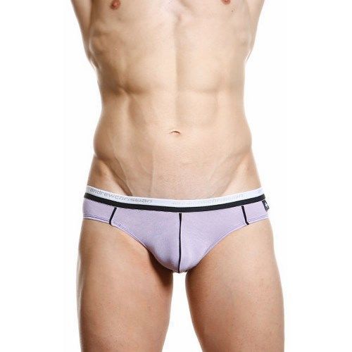 Мужские трусы брифы сиреневые Andrew Christian V Slim Holiday Brief Lilac AC3-M085