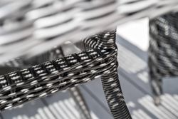 "Фредо" обеденная группа плетеная, цвет графит