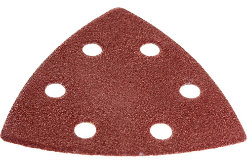 Треугольник шлифовальный универсальный 5 шт. (93х93х93 мм; Р100) "МАСТЕР" Зубр 35583-100