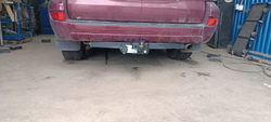 Фаркоп для Toyota Land Cruiser Prado 120,150 2003-2023.Тип шара: F. Нагрузки: 3500/120 кг, TY 50