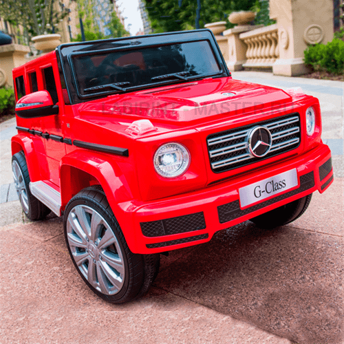 Электромобиль детский "Mercedes-Benz G500" 6V, красный