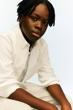 H&M Рубашка из хлопка на пуговицах, белый