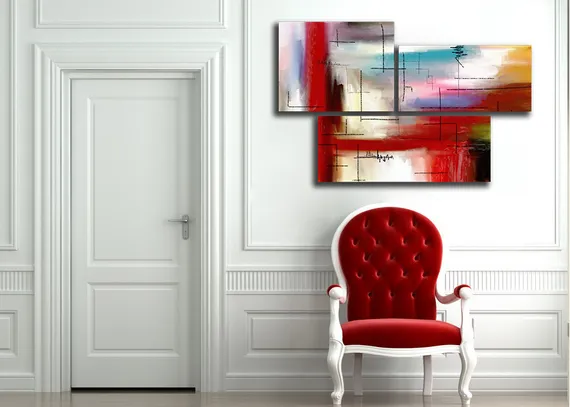 Модульная картина "Блоки абстракции"