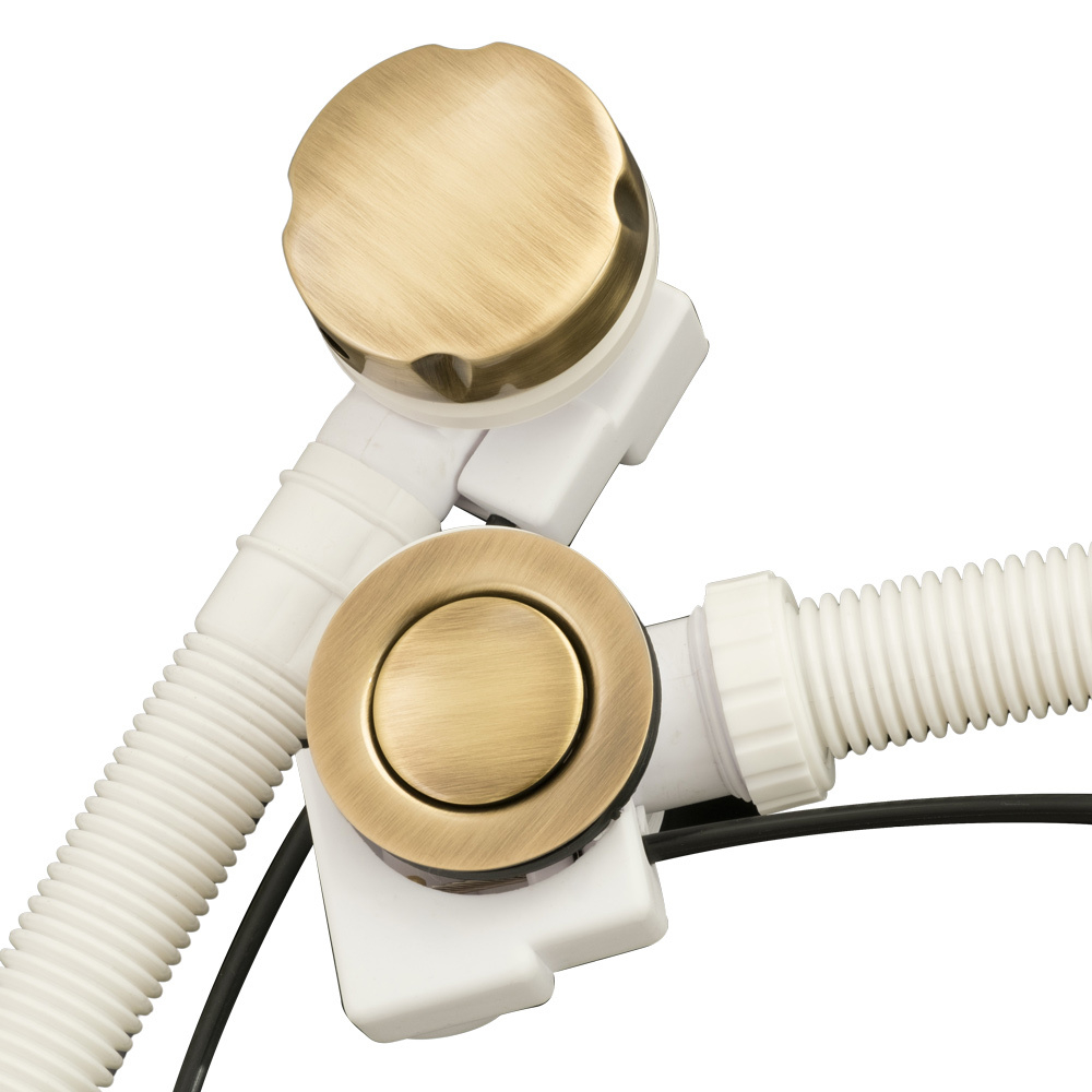 Слив-перелив Migliore Ricambi  20229 для ванны удлиненный 120см.  бронза