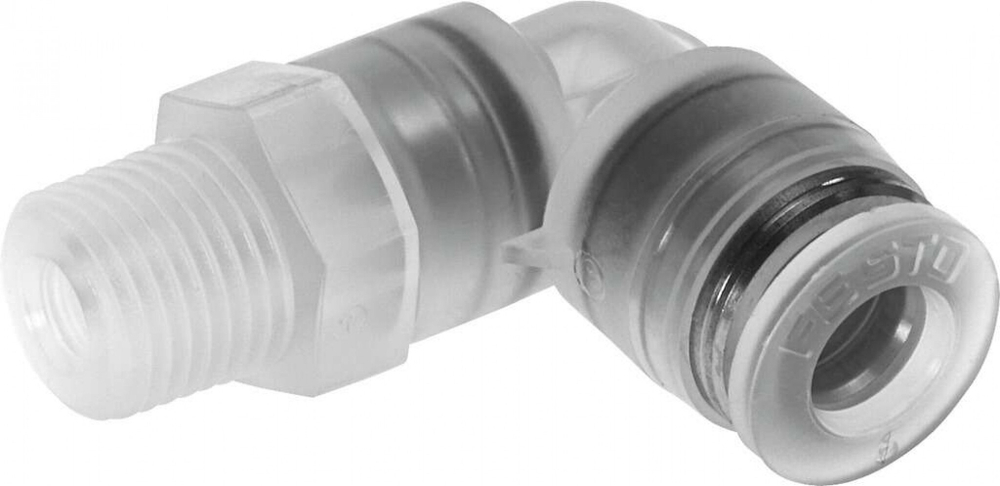 Штуцер цанговый угловой Festo NPQP-L-R18-Q6-FD-P10 (комплект 10 шт)