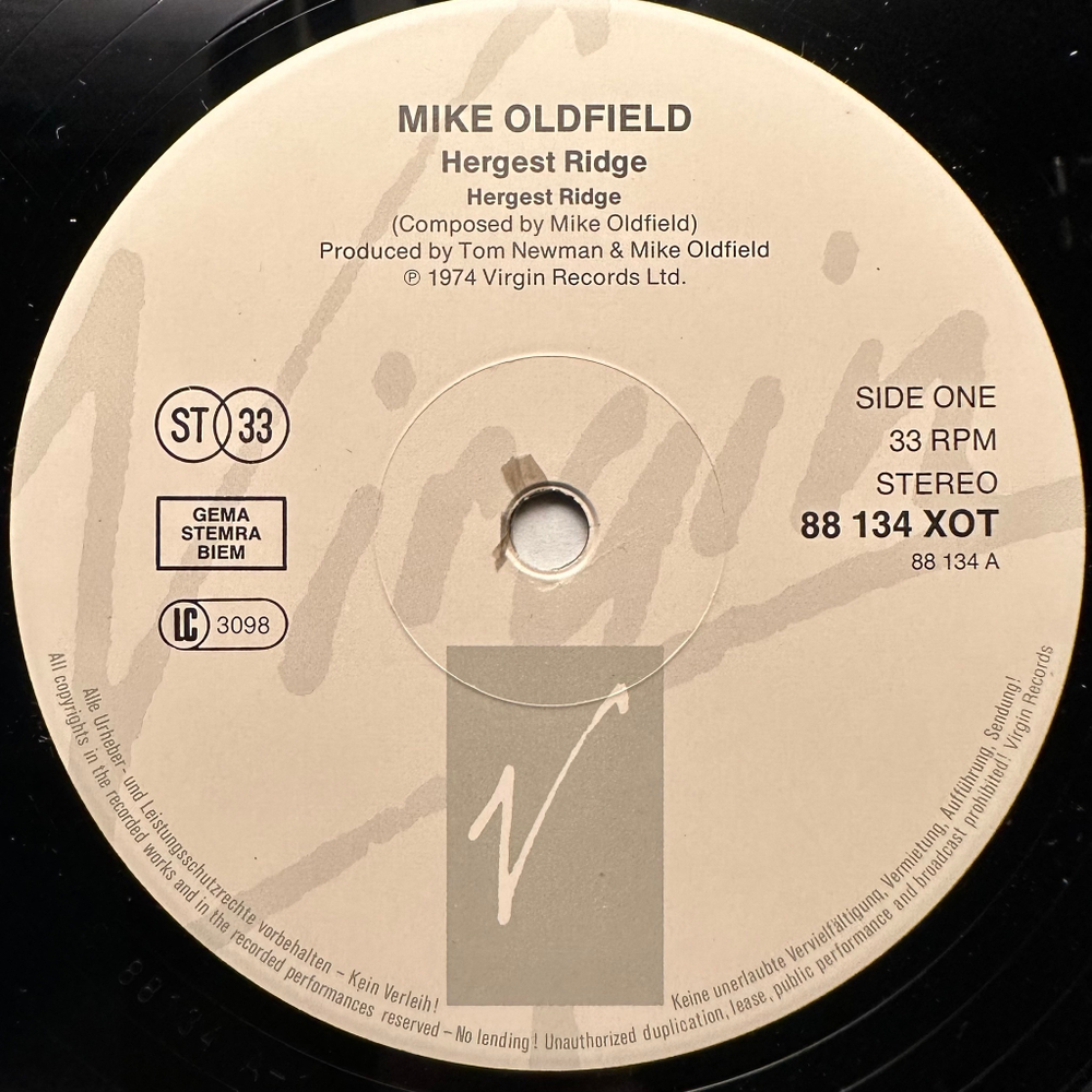 Mike Oldfield - Hergest Ridge (Европа)