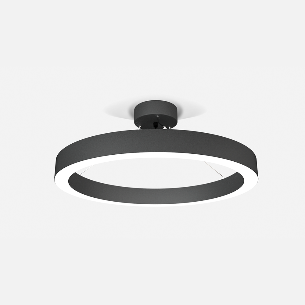 Светильник подвесной кольцо AltoLight Aura D600, потолочная чаша в комплекте