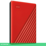 Внешний накопитель WD Original красный (WDBPKJ0040BRD-WESN)