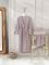 DESTAN  ДЕСТАН лиловый махровый женский халат Soft Cotton (Турция)