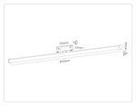 GL2380 BK черный IP20 30W 3CCT 3000-6400K 48V 900*25*73