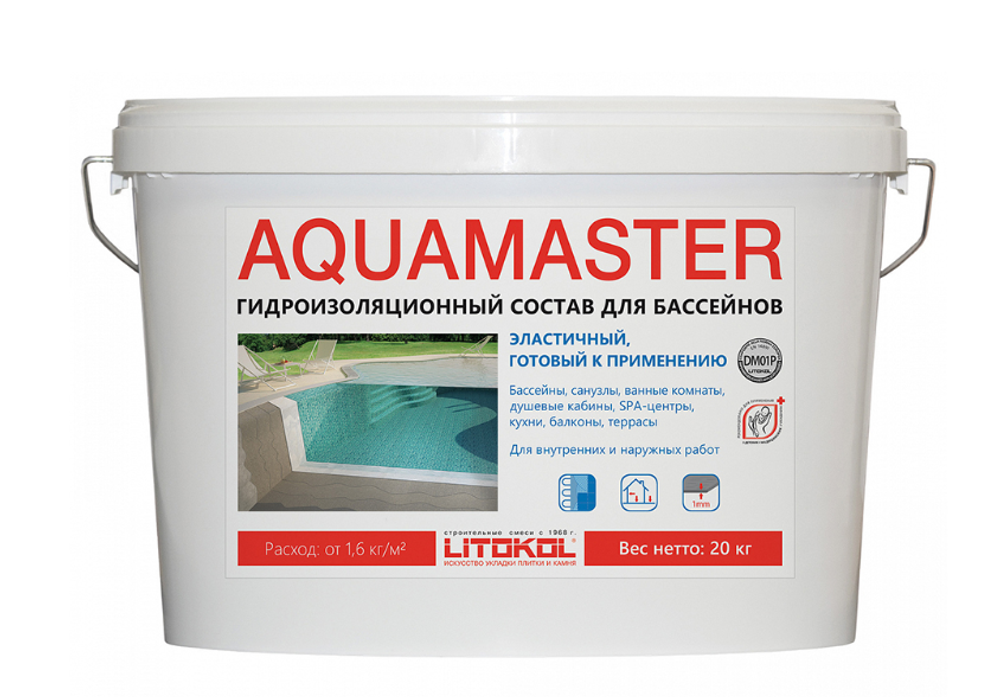 Гидроизоляция эластичная Litokol Aquamaster