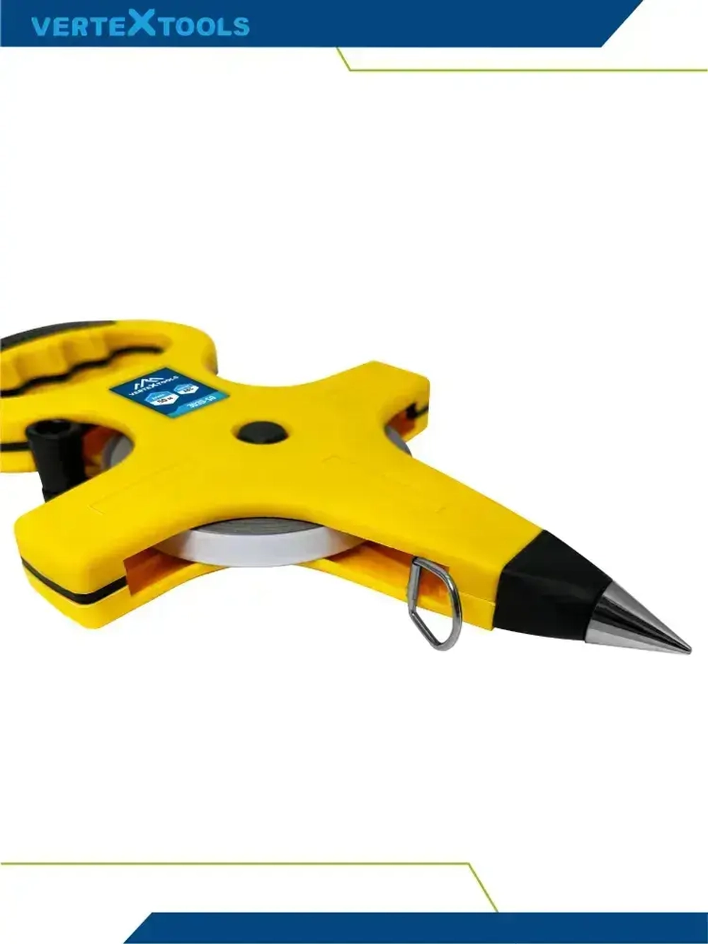 Рулетка геодезическая металлическая лента 50 м