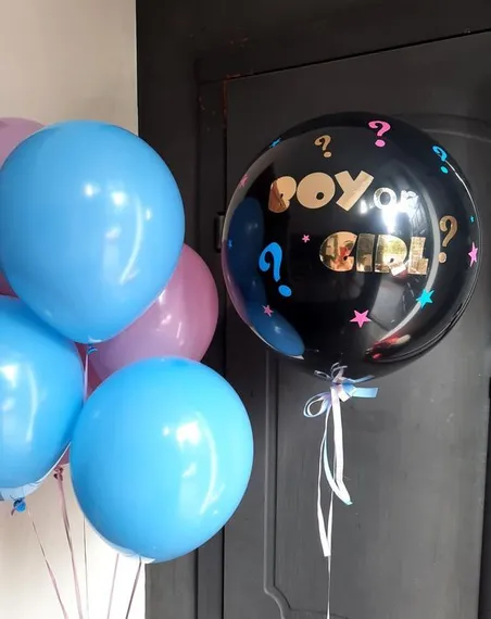 Фонтан и шар "Boy or Girl?"