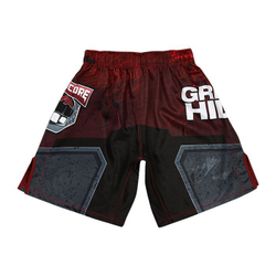 MMI-10568 Шорты HARDCORE MMA красные