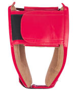 Шлем открытый взрослый AURUM, ПУ, красный