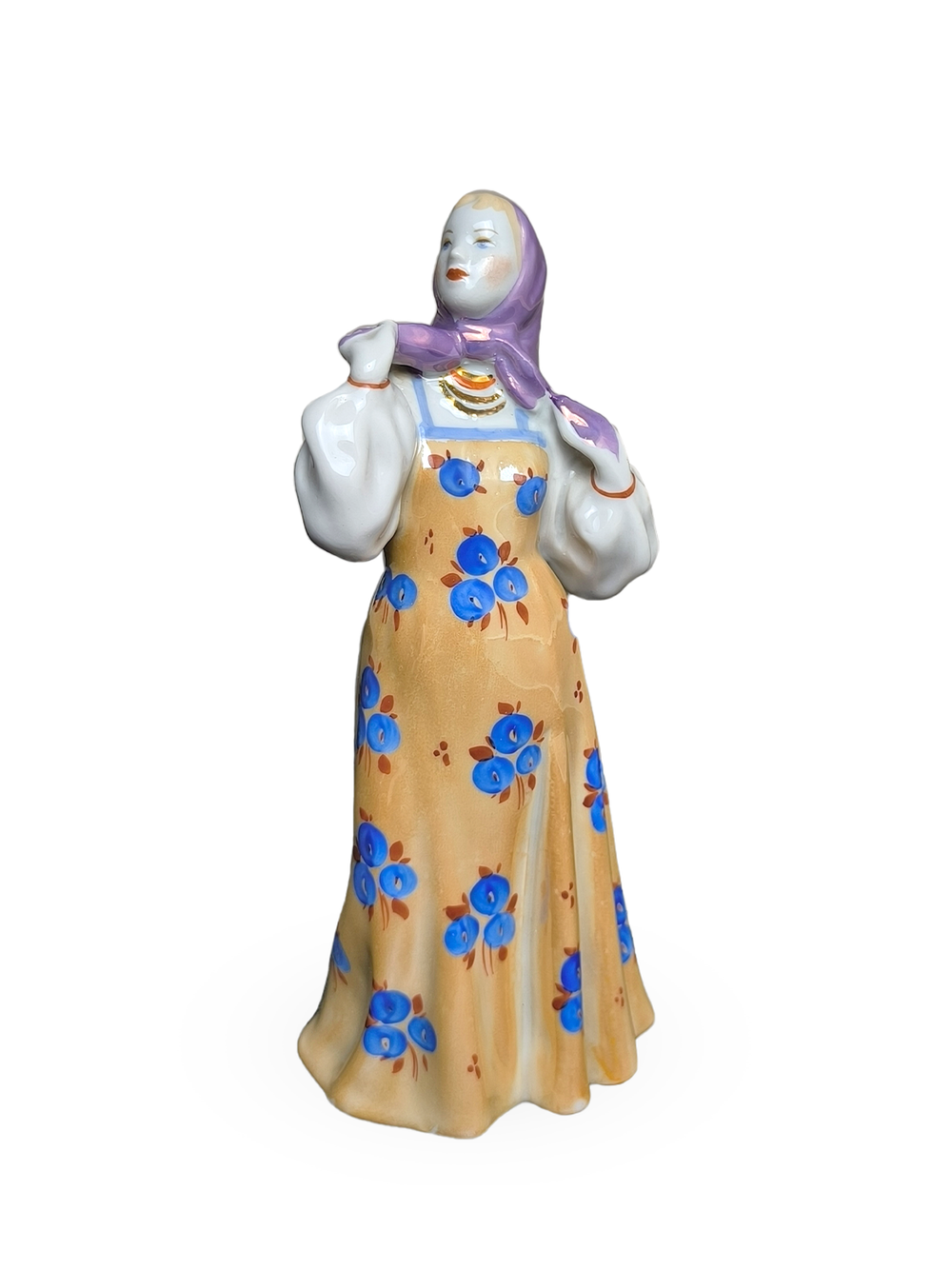 Фарфоровая статуэтка "Плясунья Маша" (Дулёво)