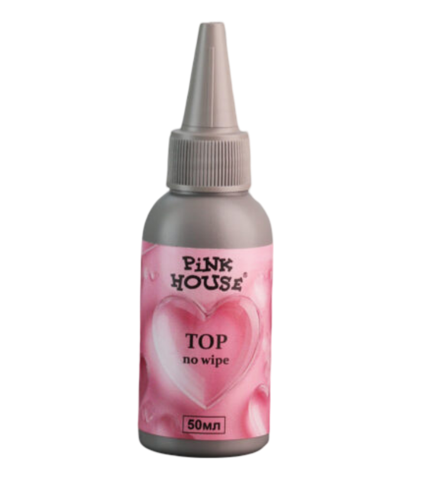  Топ без УФ-фильтра с эффектом мокрых ногтей Pink House, 30 мл