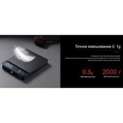 Весы кофейные портативные E-SMART SCALE (ESPRESSO) белые 0,3-2000гр батарея 1200mAH ZeroHero