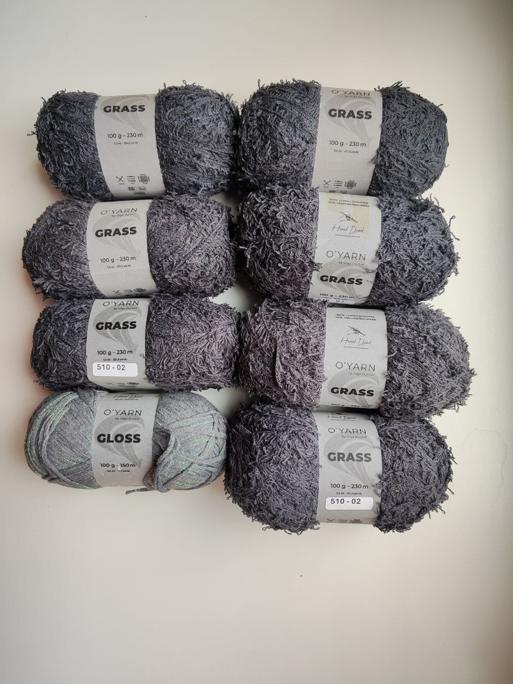 O’YARN ART DESIGN KIT, неполные упаковки