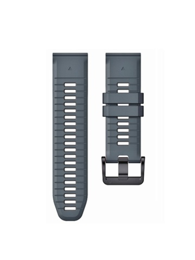 Ремешок двухцветный QuickFit 26 мм для Garmin Fenix 7x/6x/5x/5x plus/3, Descent, Tactix, Enduro, D2, Instinct 2X силиконовый (S26-PRO7X-2-GRAN)