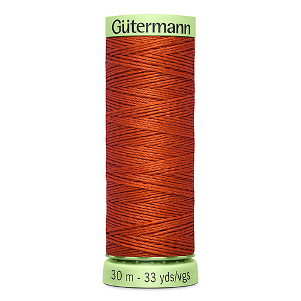 Нить Top Stitch 30/30 м для декоративной отстрочки, Gutermann, 589 кирпичный