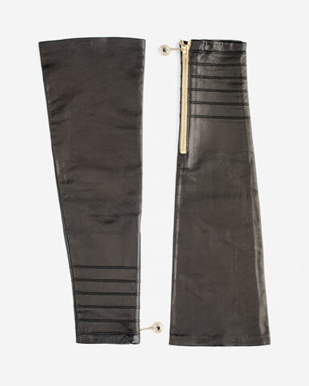 Рукава из натуральной кожи