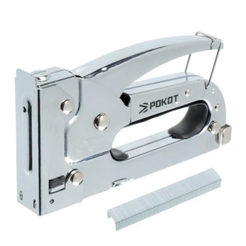 Степлер мебельный регулир. (4-8мм)*11,3мм РОКОТ