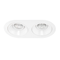 Комплект из светильников и рамки Lightstar Domino Round (214656+214606+214606) D6560606