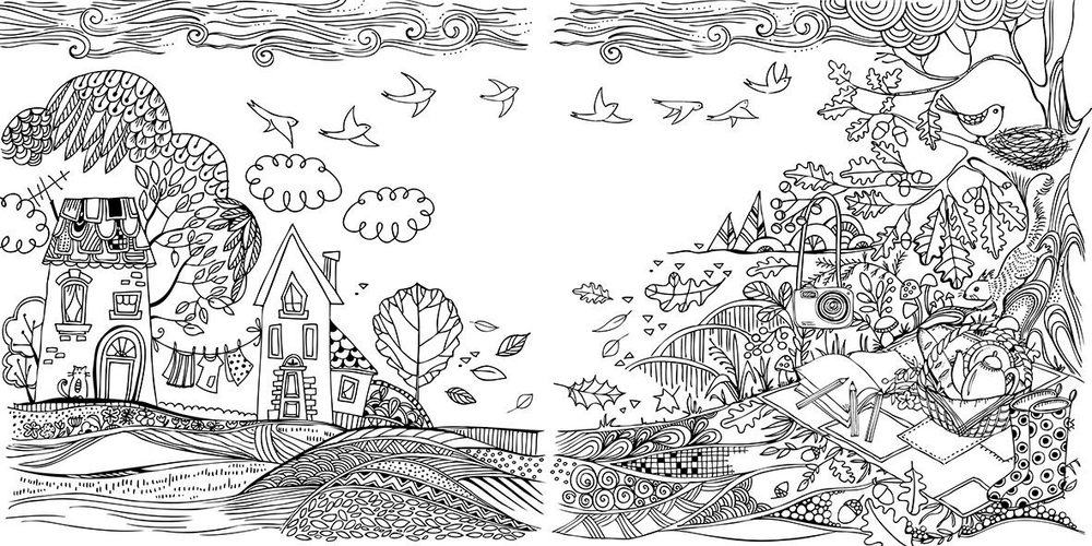 Mein Herbstspaziergang. Rita Berman. Coloring book