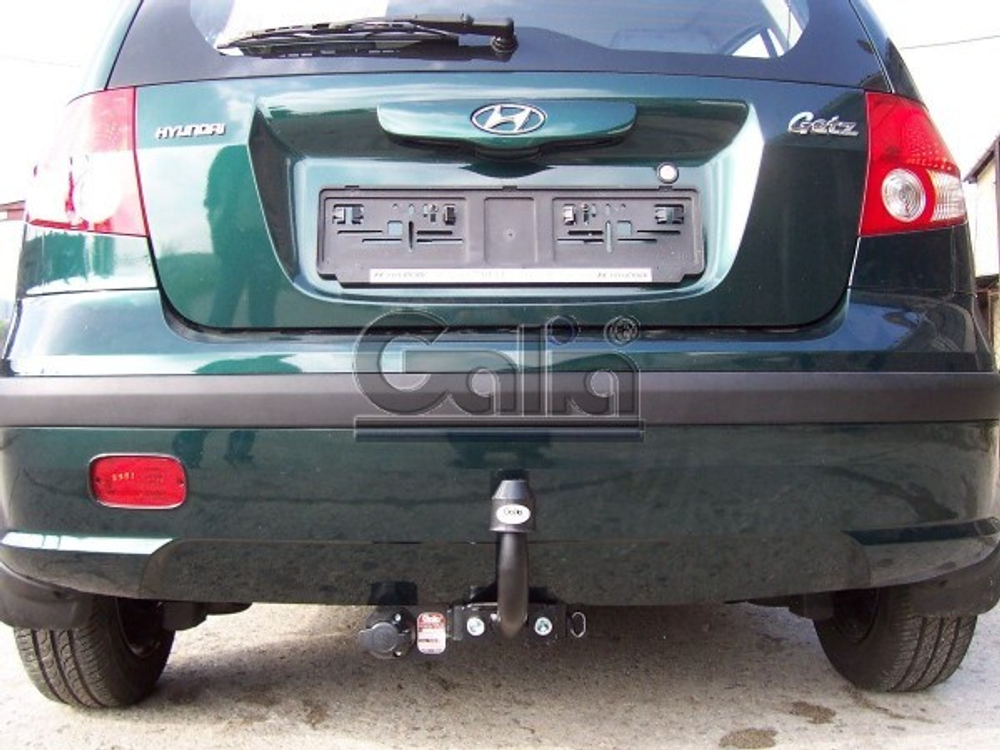 Фаркоп оцинкованный Galia H055A для Hyundai Getz 2003-2005(паспорт и сертификат в комплекте)(без электрики)