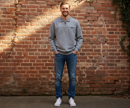 Джемпер - поло MeleCL (Турция). GOOD. Р-ры 50-56