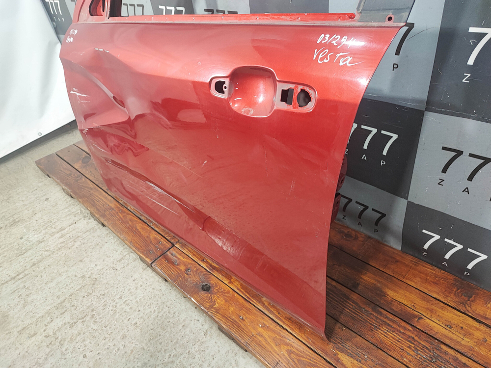 Дверь передняя левая Lada Vesta 15-нв Б/У Оригинал 8450039379