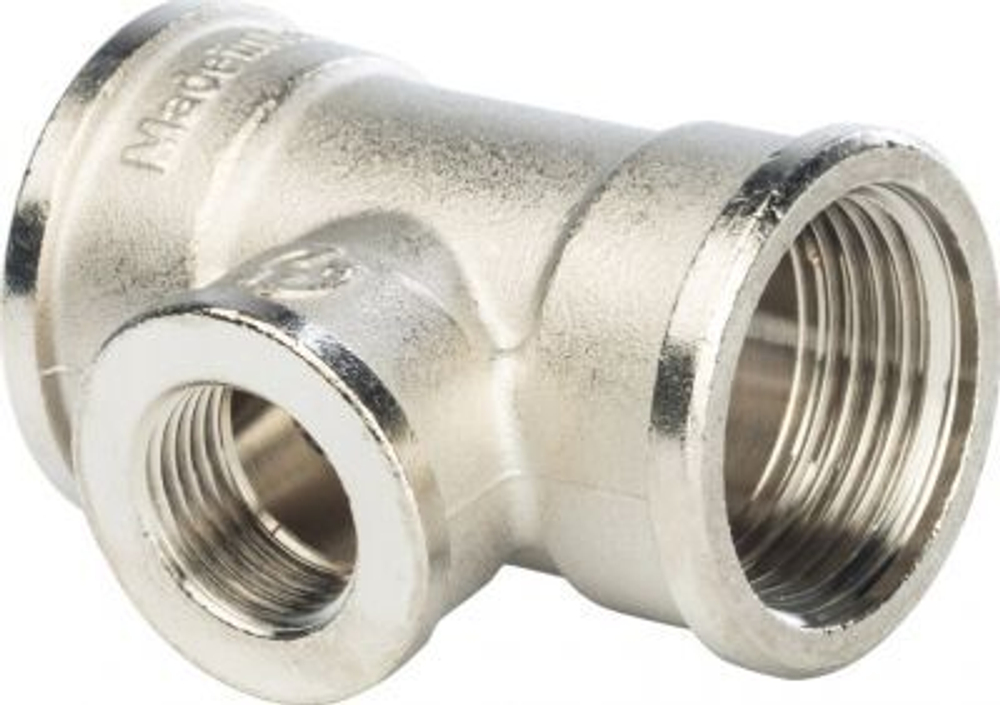 Тройник перех.резьбовой 1"*1/2*1"НИКЕЛЬ   48623