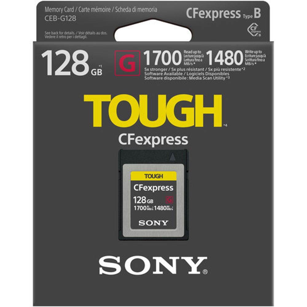 Sony 128ГБ CFexpress Type B TOUGH карта памяти