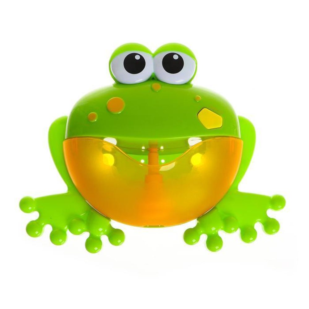 5799704 Генератор мыльных пузырей и пены «Лягушка» на присосках, 20,5 × 7 × 20 см