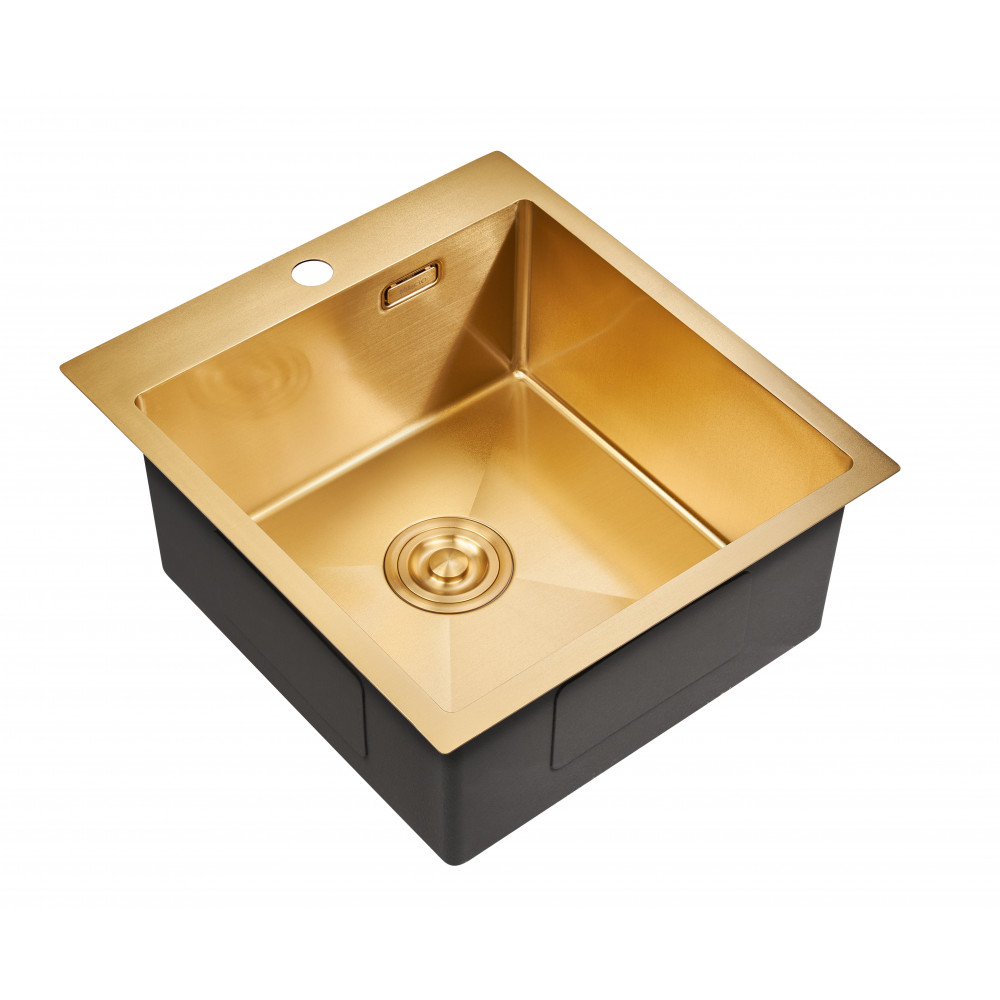 Мойка для кухни MILACIO Denia  46 Steel MC.77478 золото