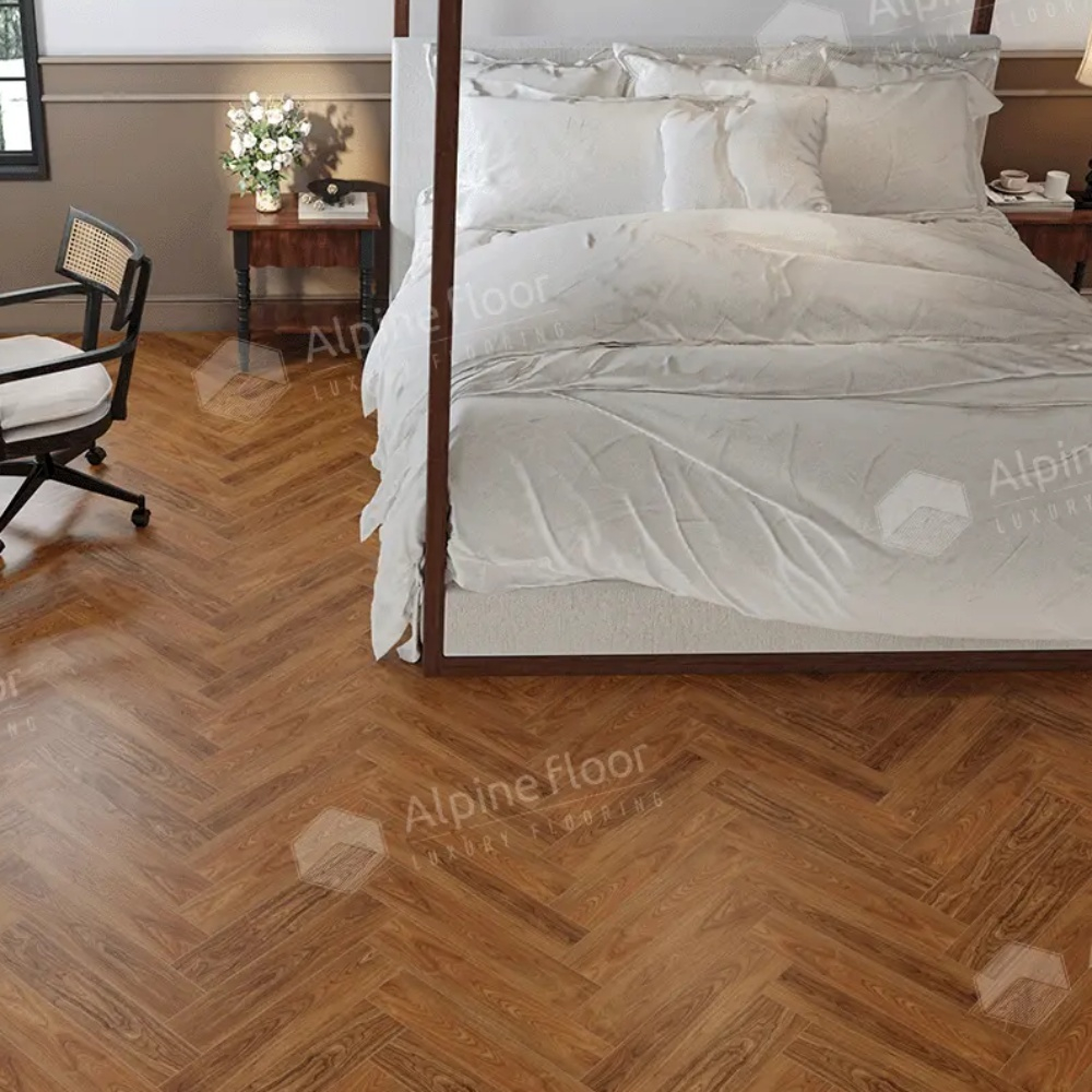 Кварцвиниловая плитка Alpine Floor Nut Eco 22-5 MC Орех Нойер