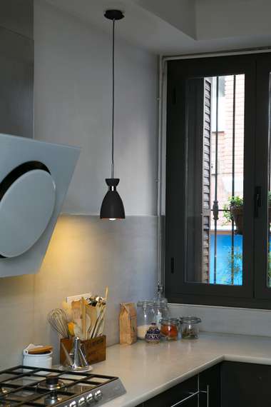 Подвесной светильник Retro черный