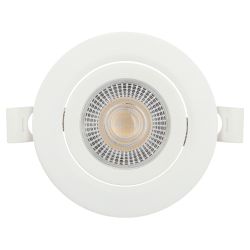 Светильник светодиодный встраиваемый ЭРА KL LED 25A-5 4K WH круглый поворотный белый 5Вт 4000К