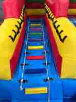 Надувная водная горка с бассейном «Аквамонстро мини» 4*4*4 м