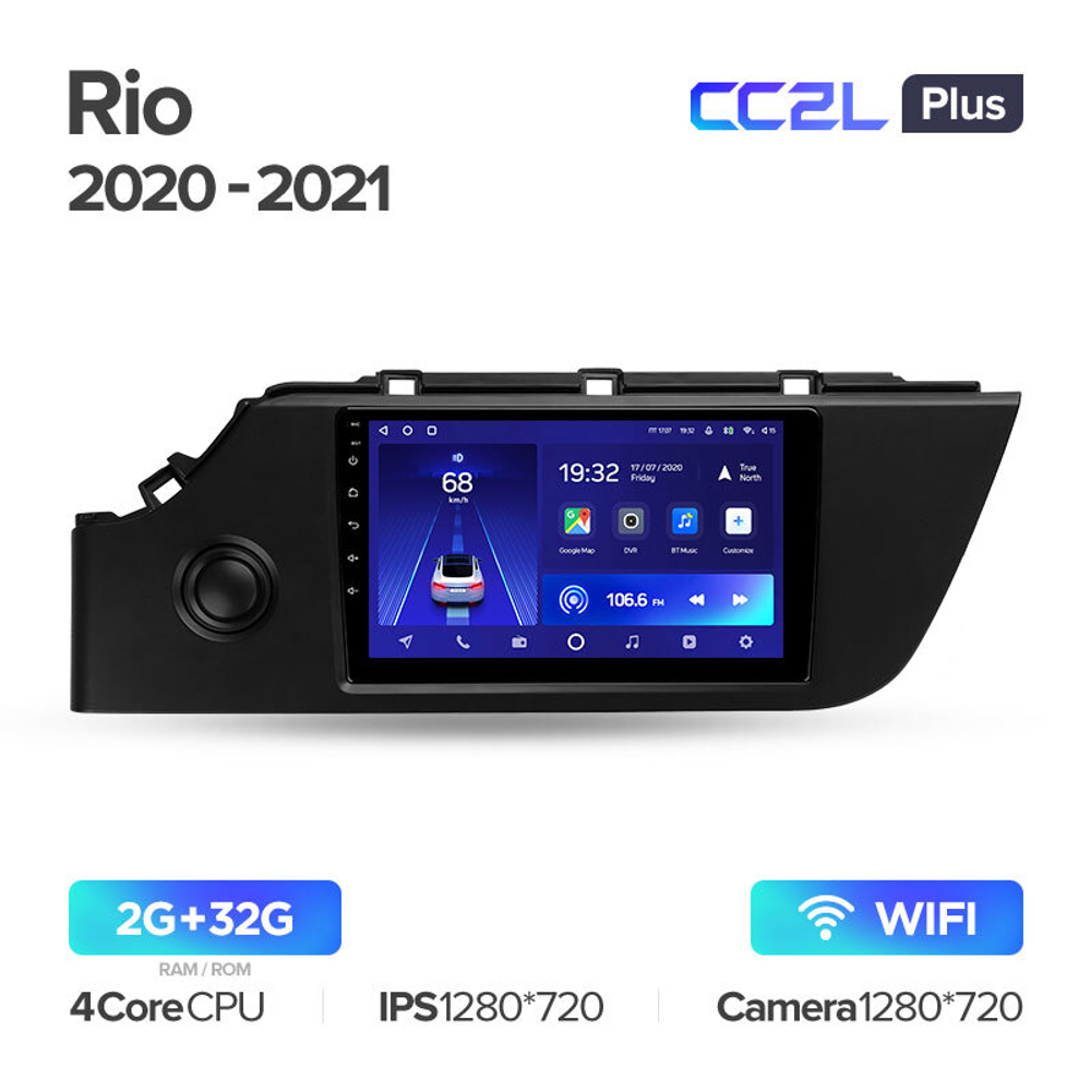 Teyes CC2L Plus 9"для KIA Rio 2020-2021