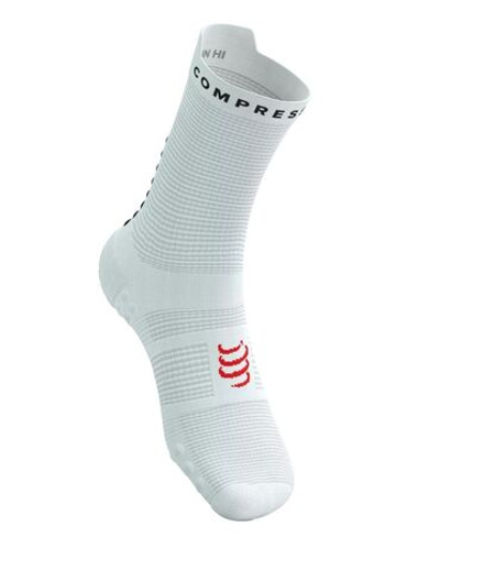 Теннисные носки Compressport Pro Racing v4.0 Run High 1P - white/black