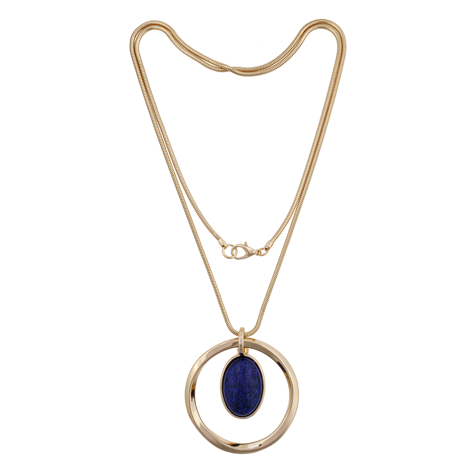 Колье Fiore Luna NATURAL LAPIS LN5133 BL/RG