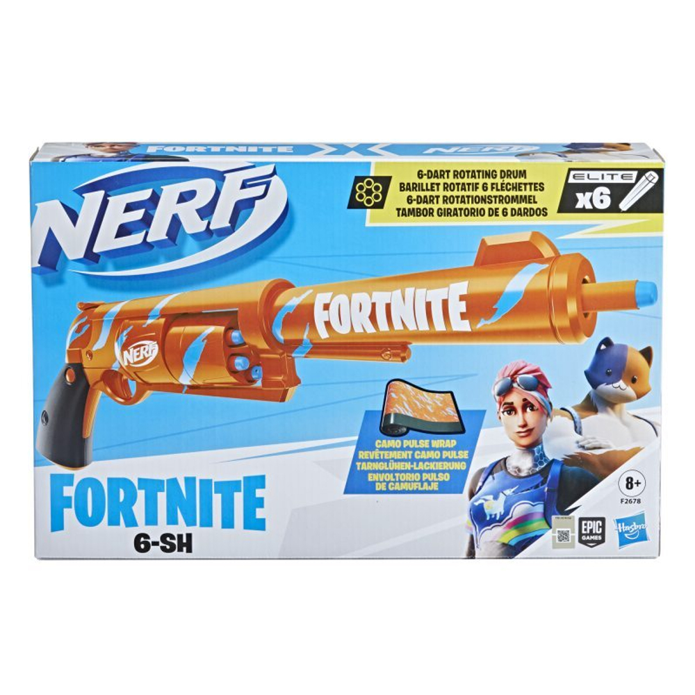 Nerf - Fortnite 6-SH Launcher + 6 дротиков F2678