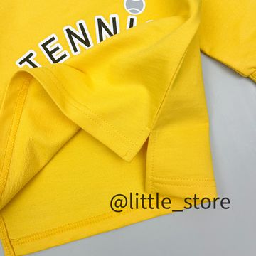 Свитшот "Теннис" из футера, Желтый