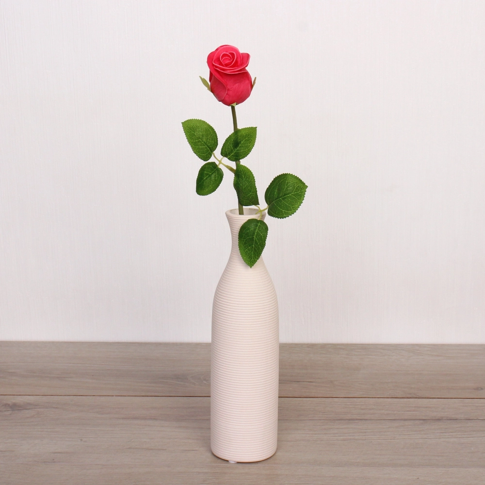 Цветок искусственный «Natur» 45см Роза фуксия