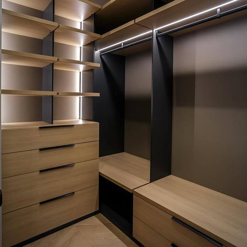 Индивидуальные гардеробные в стиле лофт на заказ