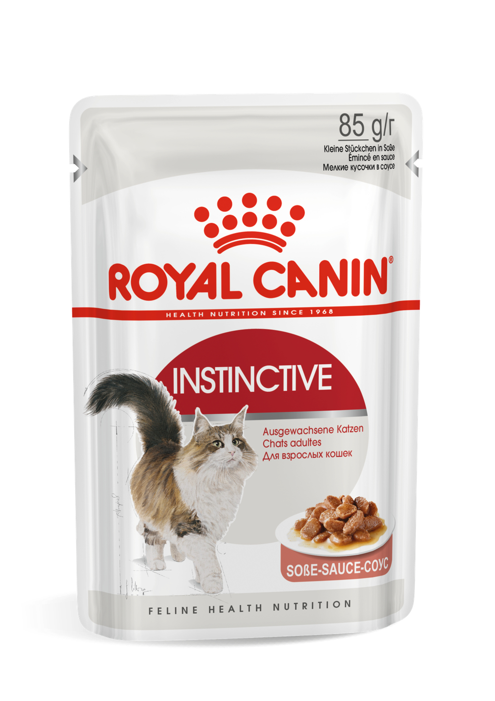 Влажный корм Royal Canin Instinctive для взрослых кошек, в соусе, 85 г