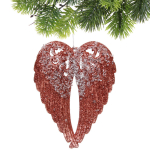 Подвеска «Изящные крылья» 14,5*11,5 см, Янтарь