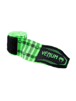 Бинты боксерские Venum Tartan Neon Green 4m